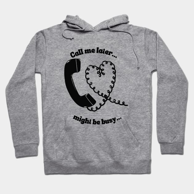 90s retro phone tshirt deisgn Hoodie by Juliet & Gin